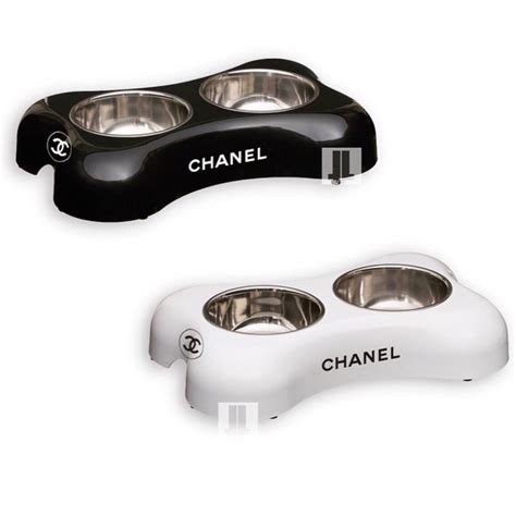 chanel dog bowl|Chanel small dog carrier.